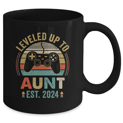 Leveled Up To Aunt 2024 Video Game Promoted To Aunt Mug | teecentury