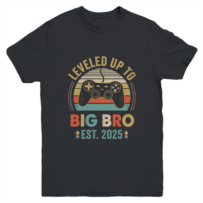 Leveled Up To Big Brother 2025 Video Game Promoted To Brother Youth Shirt | teecentury