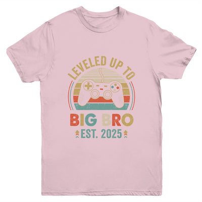 Leveled Up To Big Brother 2025 Video Game Promoted To Brother Youth Shirt | teecentury