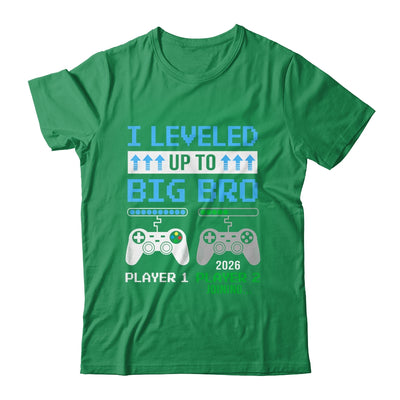 Leveled Up To Big Brother 2026 Funny Video Game Soon To Be Brother Youth Shirt | teecentury