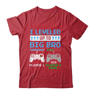 Leveled Up To Big Brother 2026 Funny Video Game Soon To Be Brother Youth Shirt | teecentury