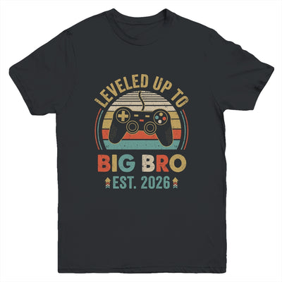 Leveled Up To Big Brother 2026 Video Game Promoted To Brother Youth Shirt | teecentury