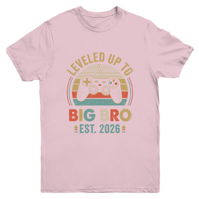 Leveled Up To Big Brother 2026 Video Game Promoted To Brother Youth Shirt | teecentury