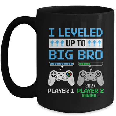 Leveled Up To Big Brother 2027 Funny Video Game Soon To Be Brother Mug | teecentury