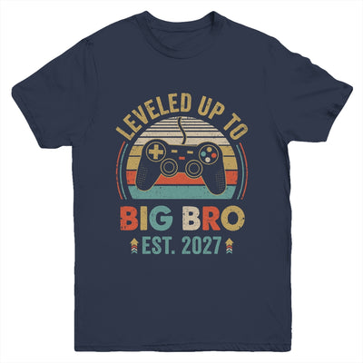 Leveled Up To Big Brother 2027 Video Game Promoted To Brother Youth Shirt | teecentury