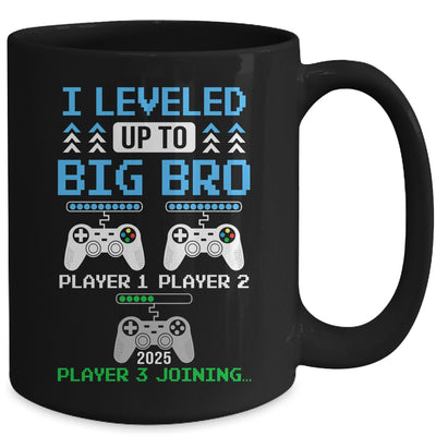 Leveled Up To Big Brother Again Big Brother Est 2025 Kids Mug | teecentury