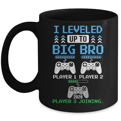 Leveled Up To Big Brother Again Big Brother Est 2026 Kids Mug | teecentury