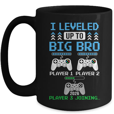 Leveled Up To Big Brother Again Big Brother Est 2026 Kids Mug | teecentury