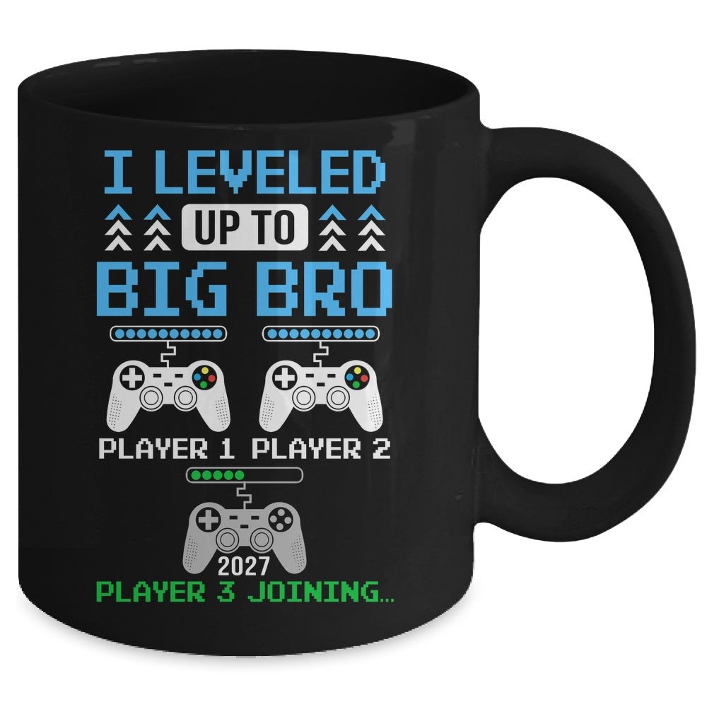 Leveled Up To Big Brother Again Big Brother Est 2027 Kids Mug | teecentury