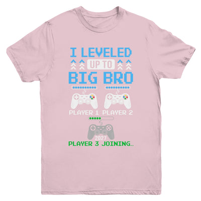 Leveled Up To Big Brother Again Big Brother Est 2027 Kids Youth Shirt | teecentury