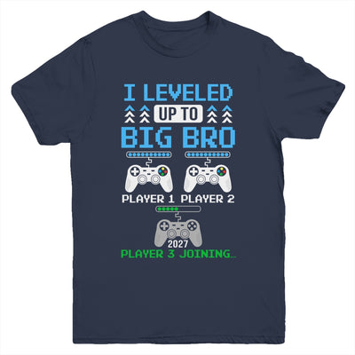 Leveled Up To Big Brother Again Big Brother Est 2027 Kids Youth Shirt | teecentury