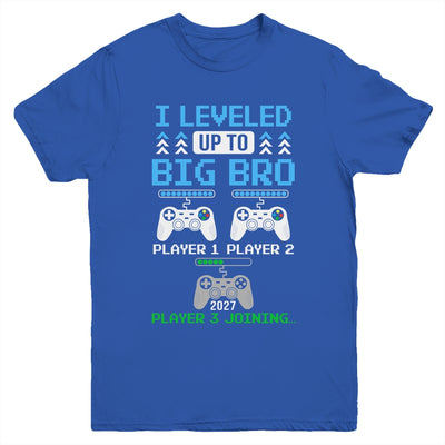 Leveled Up To Big Brother Again Big Brother Est 2027 Kids Youth Shirt | teecentury