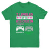 Leveled Up To Big Cousin 2024 Funny Video Game Soon To Be Cousin Youth Shirt | teecentury