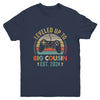 Leveled Up To Big Cousin 2024 Video Game Promoted To Cousin Youth Shirt | teecentury