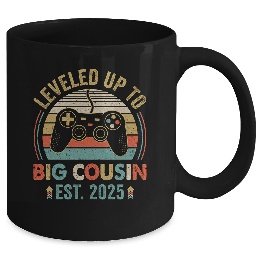 Leveled Up To Big Cousin 2025 Video Game Promoted To Cousin Mug | teecentury