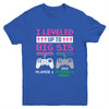 Leveled Up To Big Sister 2024 Funny Video Game Soon To Be Sister Youth Shirt | teecentury
