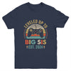 Leveled Up To Big Sister 2024 Video Game Promoted To Sister Youth Shirt | teecentury