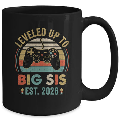 Leveled Up To Big Sister 2026 Video Game Promoted To Sister Mug | teecentury