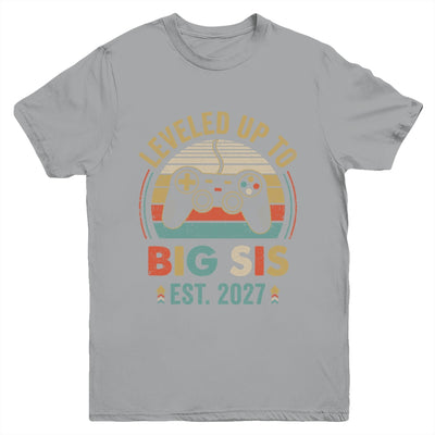 Leveled Up To Big Sister 2027 Video Game Promoted To Sister Youth Shirt | teecentury