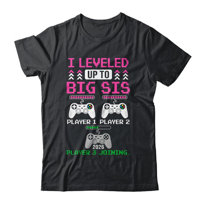 Leveled Up To Big Sister Again Big Sister Est 2026 Kids Youth Shirt | teecentury
