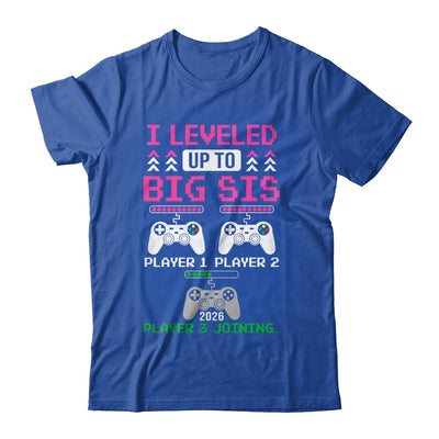 Leveled Up To Big Sister Again Big Sister Est 2026 Kids Youth Shirt | teecentury