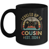 Leveled Up To Cousin 2024 Video Game Promoted To Cousin Mug | teecentury