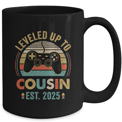 Leveled Up To Cousin 2025 Video Game Promoted To Cousin Mug | teecentury