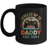 Leveled Up To Daddy 2024 Video Game Promoted To Daddy Mug | teecentury