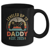 Leveled Up To Daddy 2025 Video Game Promoted To Daddy Mug | teecentury