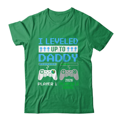 Leveled Up To Daddy 2026 Funny Video Game Soon To Be Daddy Shirt & Hoodie | teecentury