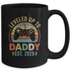 Leveled Up To Daddy 2026 Video Game Promoted To Daddy Mug | teecentury