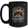 Leveled Up To Daddy 2026 Video Game Promoted To Daddy Mug | teecentury