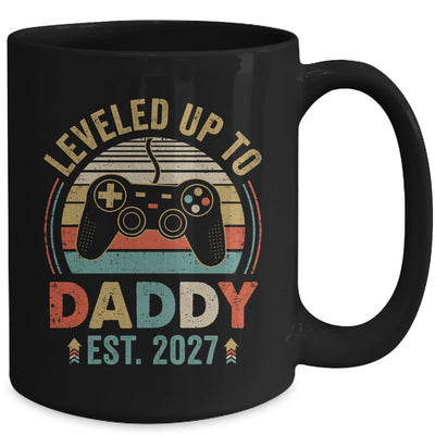 Leveled Up To Daddy 2027 Video Game Promoted To Daddy Mug | teecentury