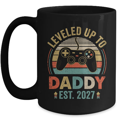 Leveled Up To Daddy 2027 Video Game Promoted To Daddy Mug | teecentury