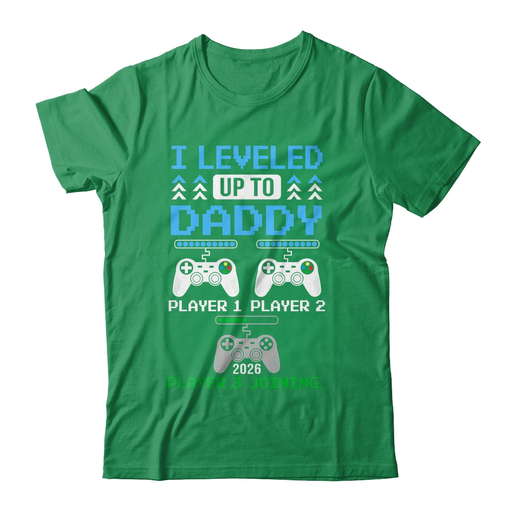Leveled Up To Daddy Again Funny Funny Gamer Dad Est 2026 Shirt & Hoodie | teecentury
