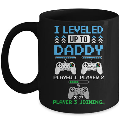 Leveled Up To Daddy Again Funny Funny Gamer Dad Est 2027 Mug | teecentury