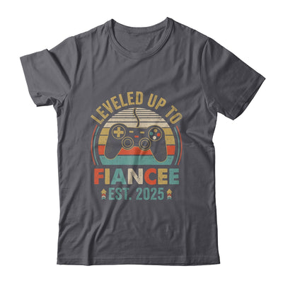 Leveled Up To Fiancee 2025 Newly Engaged Matching Gamer Shirt & Tank Top | teecentury