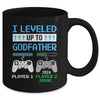Leveled Up To Godfather 2024 Funny Video Game Soon To Be Godfather Mug | teecentury