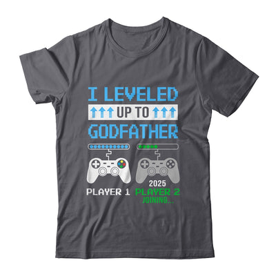 Leveled Up To Godfather 2025 Funny Video Game Soon To Be Godfather Shirt & Hoodie | teecentury