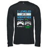 Leveled Up To Godfather 2025 Funny Video Game Soon To Be Godfather Shirt & Hoodie | teecentury