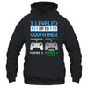 Leveled Up To Godfather 2025 Funny Video Game Soon To Be Godfather Shirt & Hoodie | teecentury