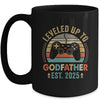 Leveled Up To Godfather 2025 Video Game Soon To Be Godfather Mug | teecentury