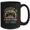 Leveled Up To Godfather 2026 Video Game Soon To Be Godfather Mug | teecentury