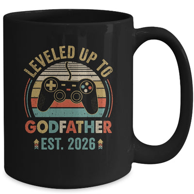 Leveled Up To Godfather 2026 Video Game Soon To Be Godfather Mug | teecentury