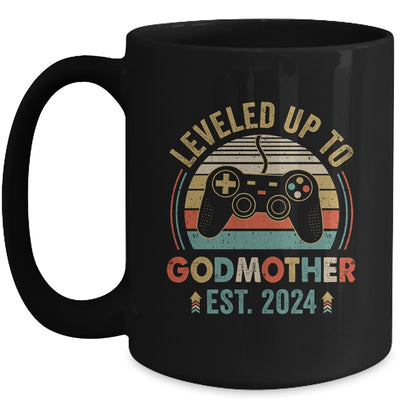 Leveled Up To Godmother 2024 Video Game Soon To Be Godmother Mug | teecentury