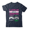Leveled Up To Godmother 2025 Funny Video Game Soon To Be Godmother Shirt & Tank Top | teecentury