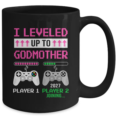 Leveled Up To Godmother 2027 Funny Video Game Soon To Be Godmother Mug | teecentury