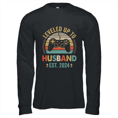 Leveled Up To Husband 2024 Video Game Funny Married Gamer Shirt & Hoodie | teecentury