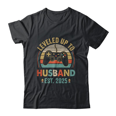 Leveled Up To Husband 2025 Video Game Funny Married Gamer Shirt & Hoodie | teecentury