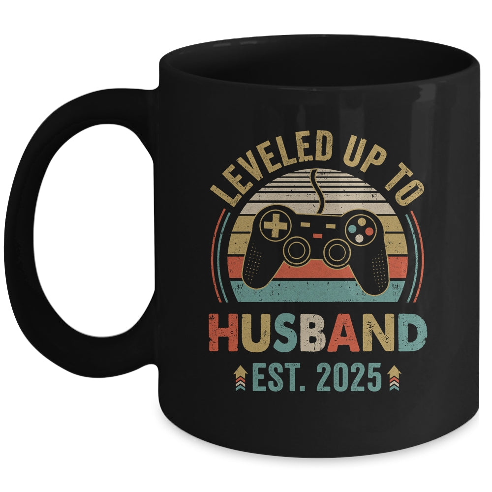Leveled Up To Husband 2025 Video Game Funny Married Gamer Mug | teecentury